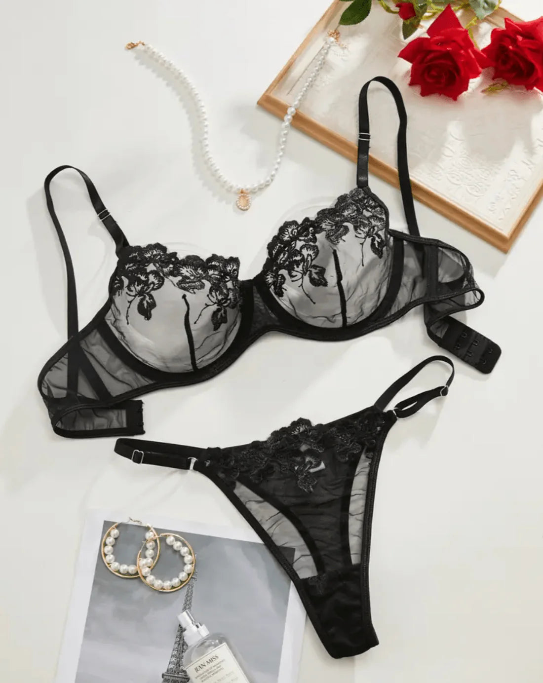 BLACK FLORAL