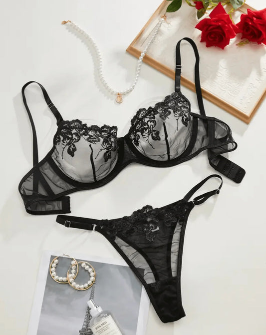 BLACK FLORAL